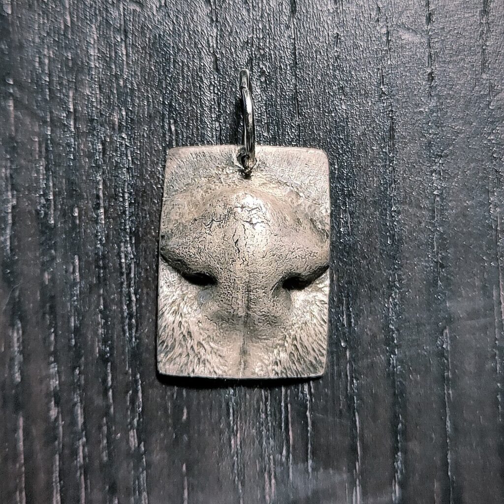 Nasenabdruck Viereckform